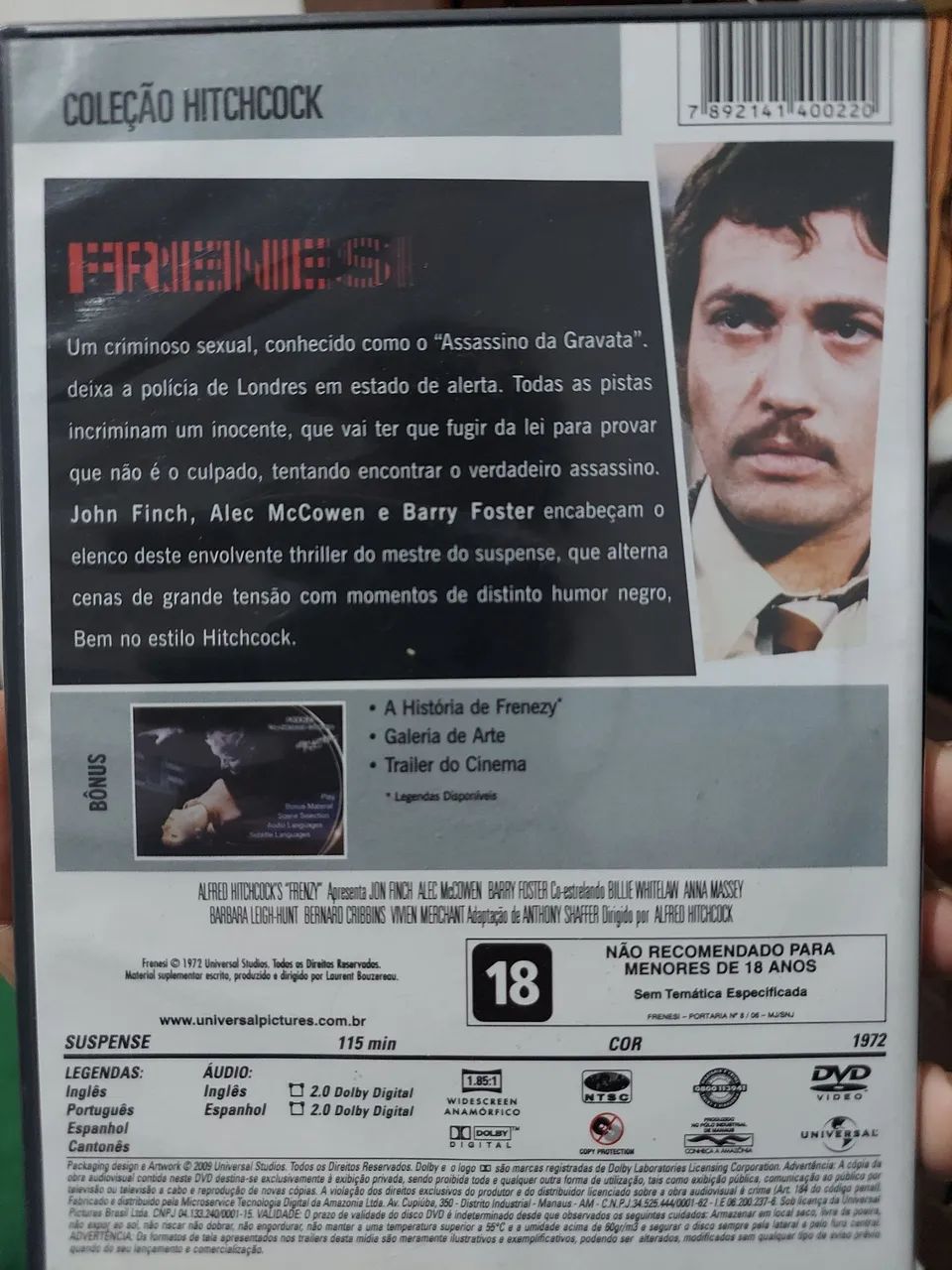 Dvd Frenesi ,original - Foto 2