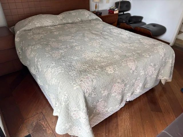 Cama de casal box baú bipartida - Foto 3