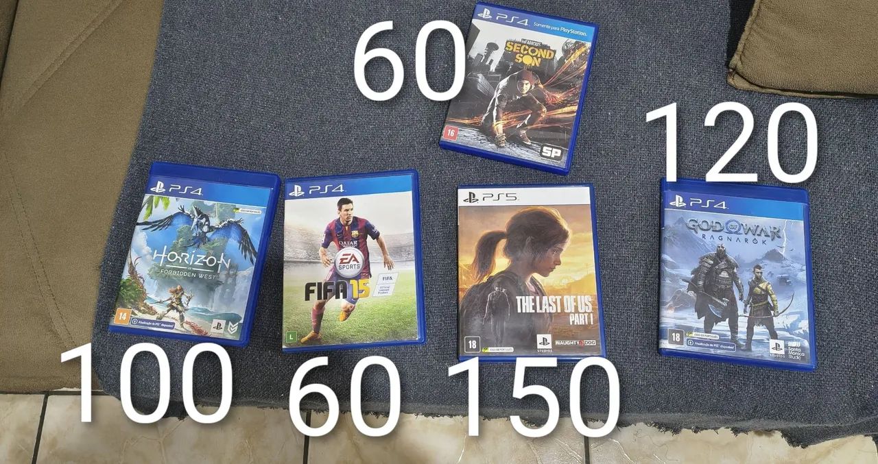 Vendo jogos de ps4 e ps5