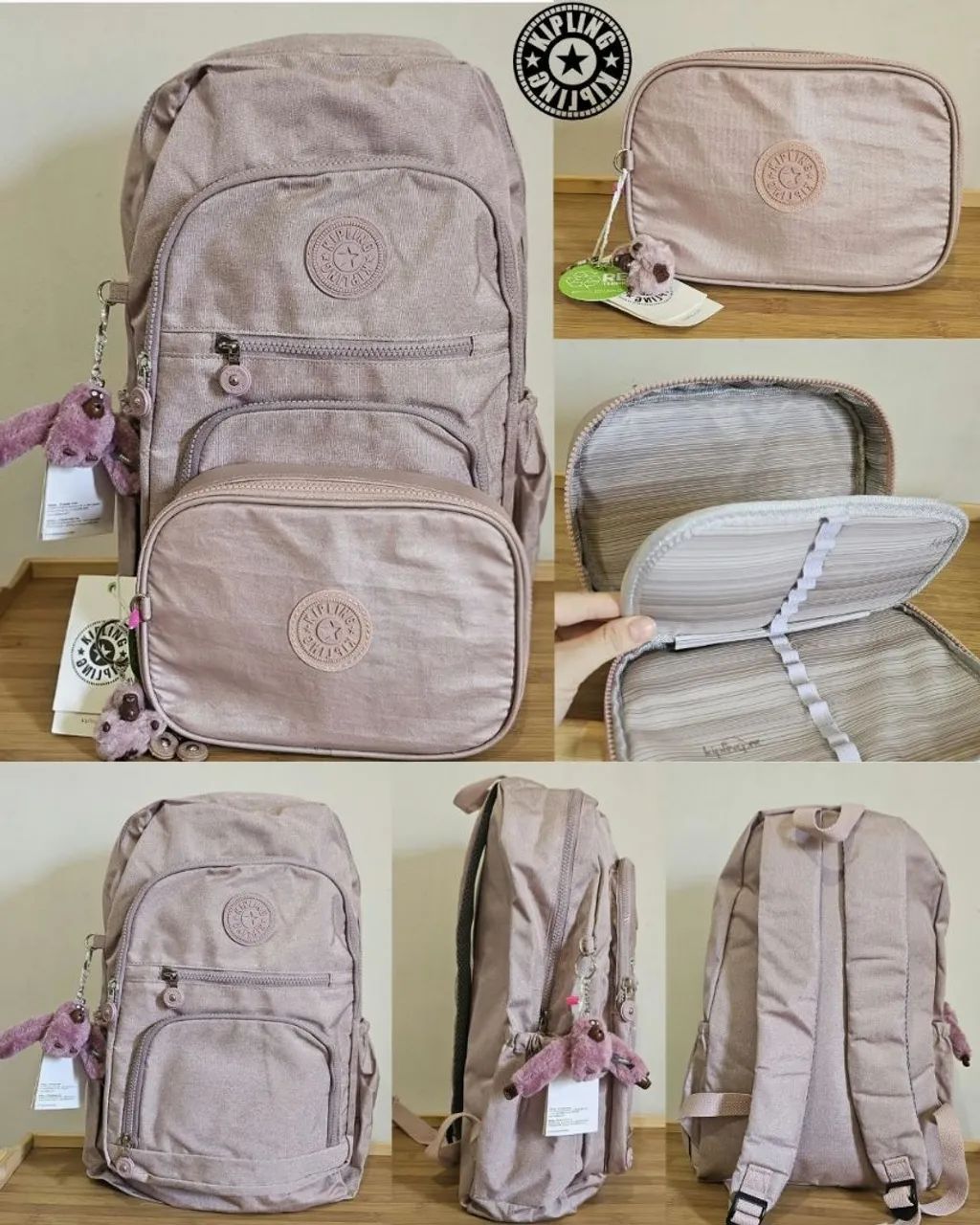 Mochila Kipling G + estojo 