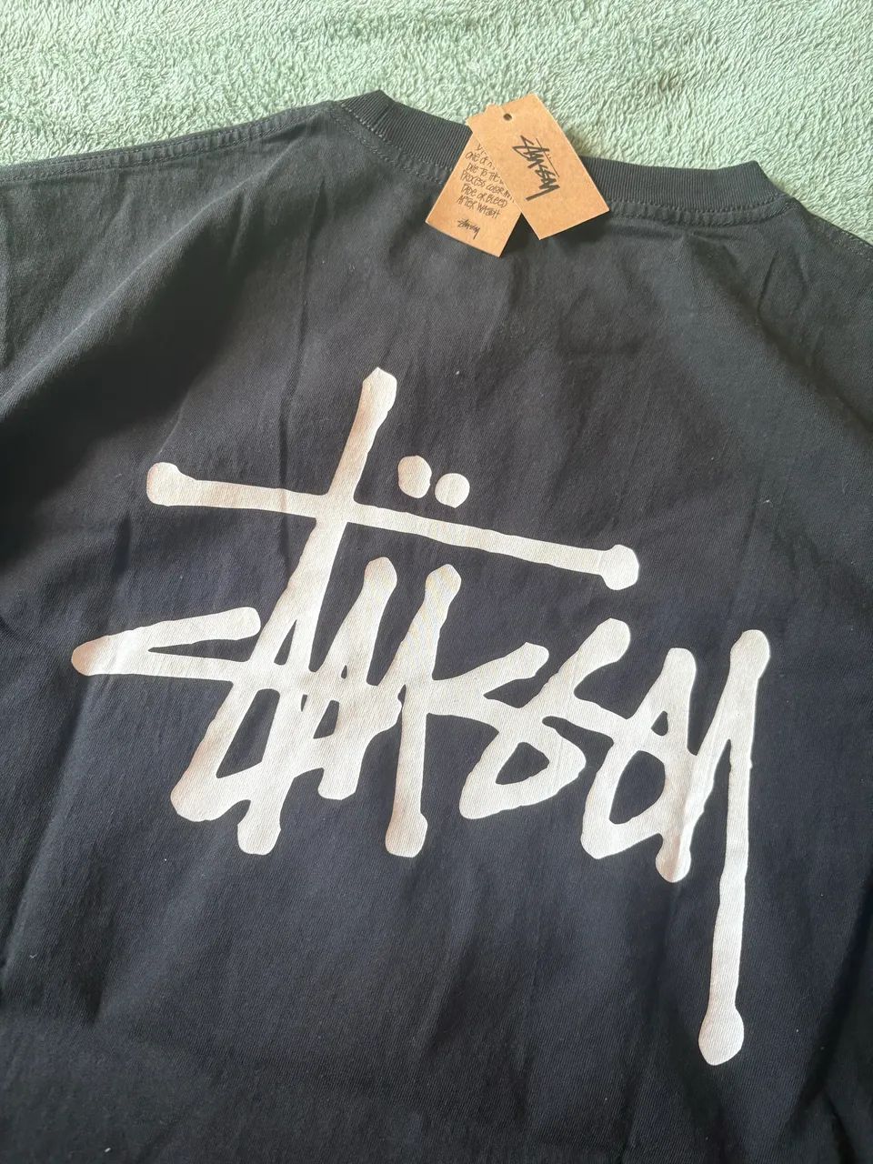 Camiseta Stussy Basic Tee Estados Unidos Original - Foto 5