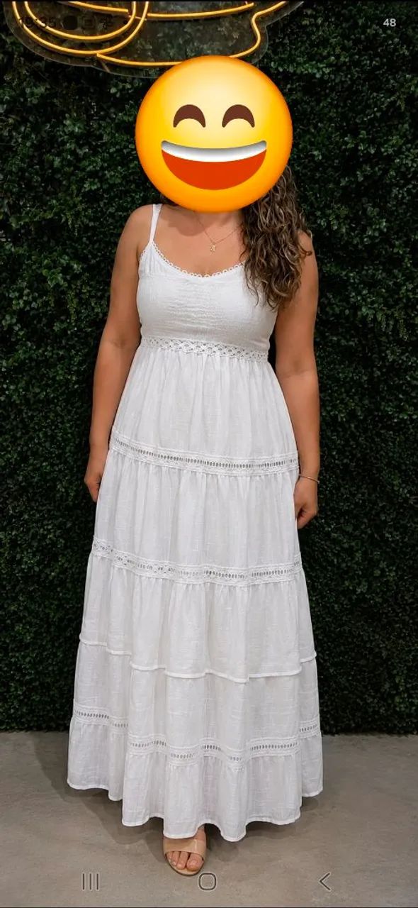 Vestido branco lindo 
