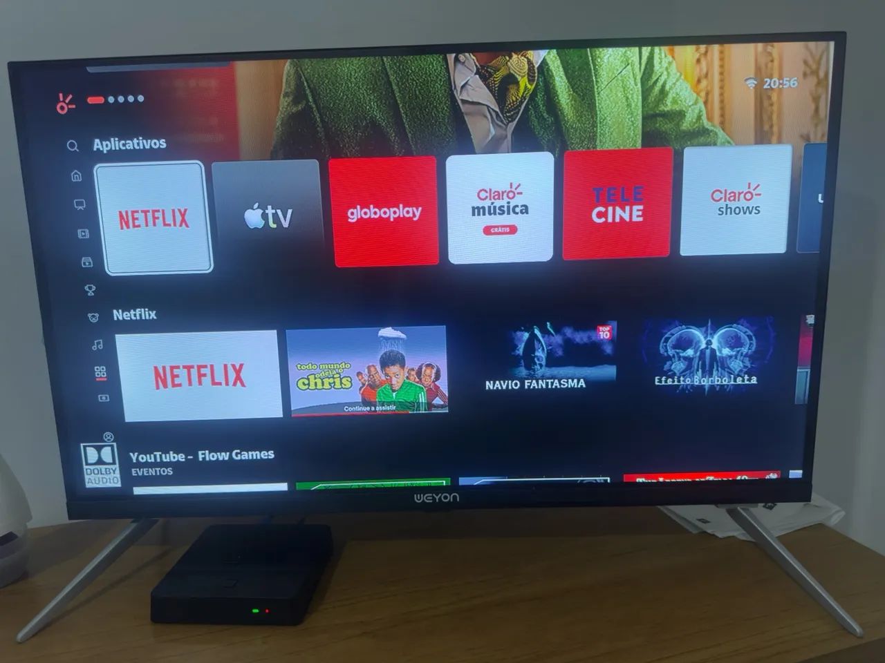 Smart TV 32 polegadas Weyon 