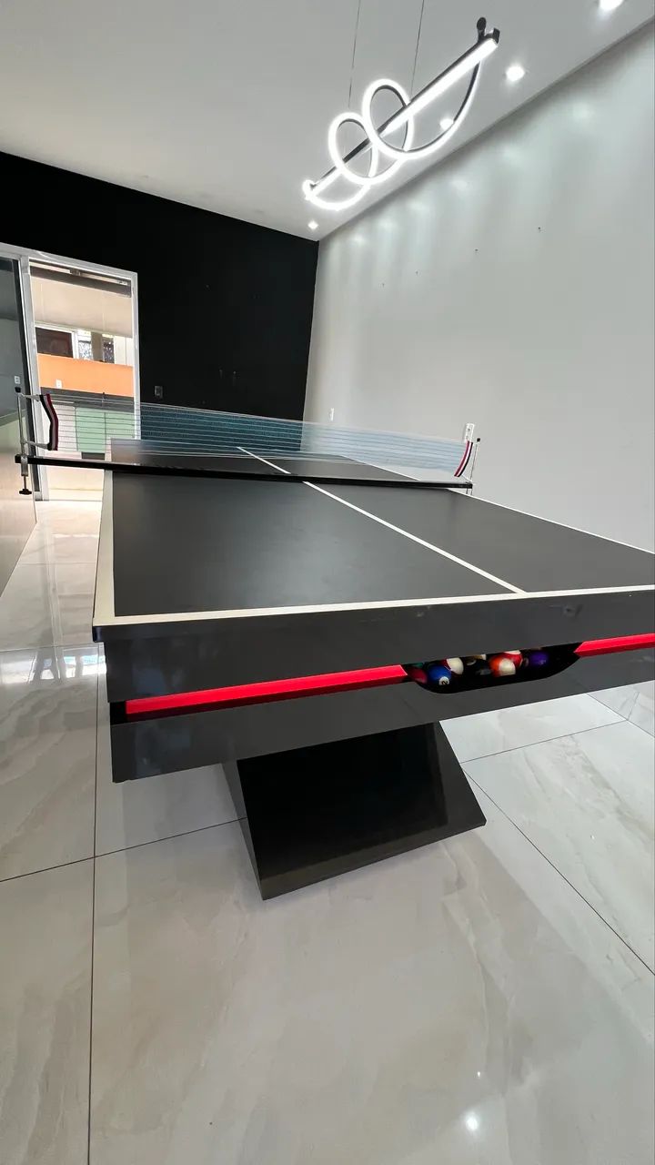 Mesa de Sinuca 3x1 (Jantar, sinuca, ping pong) - Foto 3