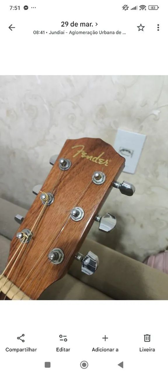 Violão Fender CD60  - Foto 2