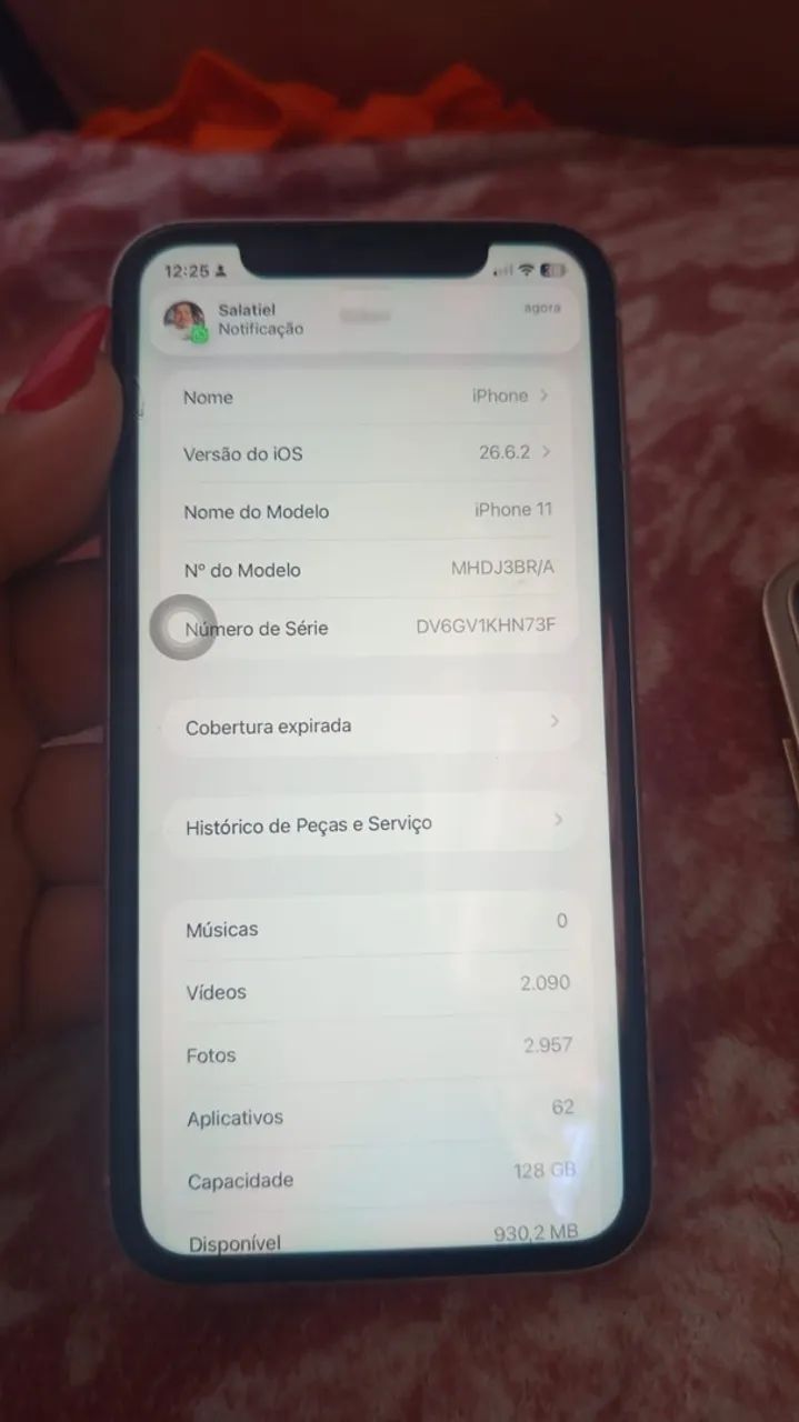 Célula iPhone 11 128 giga de memória - Foto 4