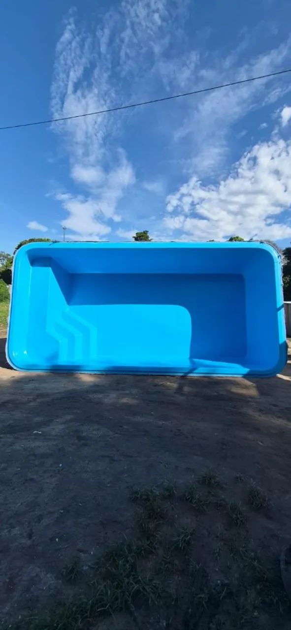 Piscina de fibra completas e instaladas com deck  - Foto 6