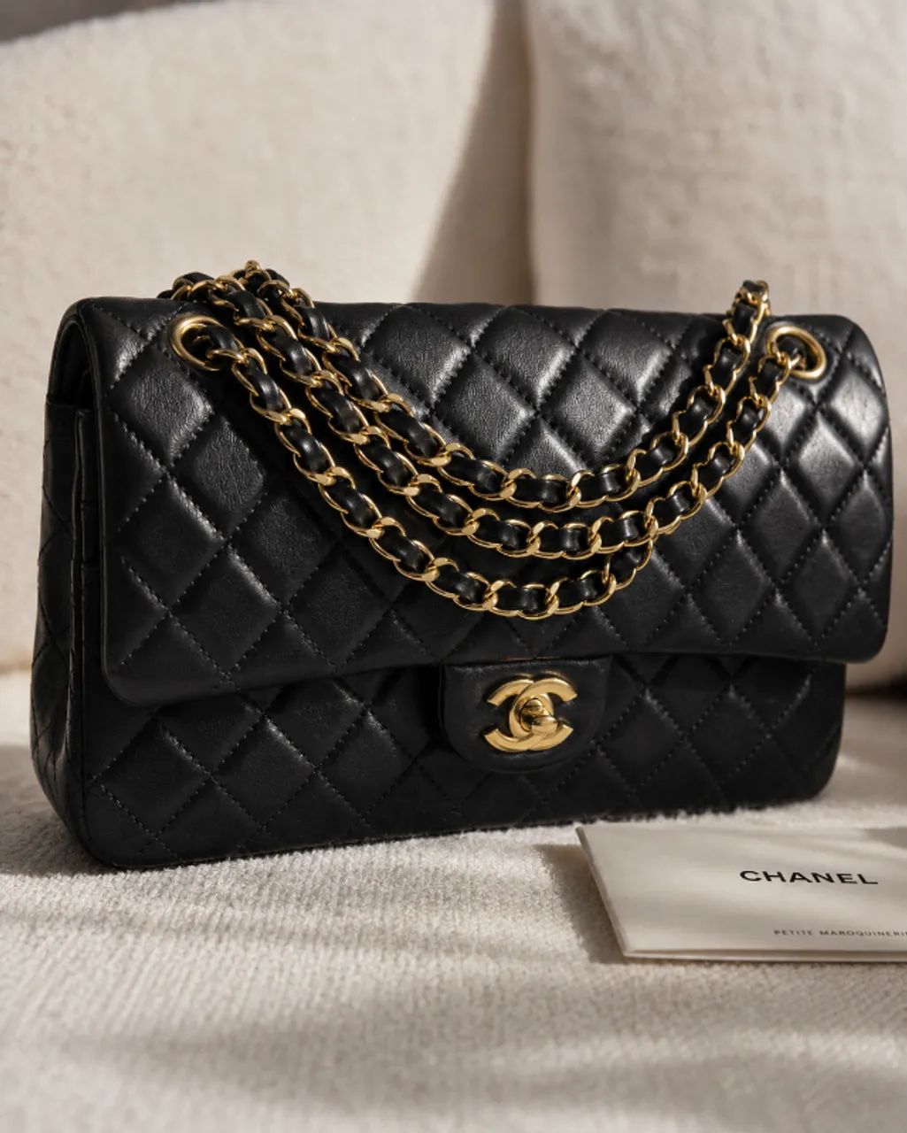 bolsa double flap chanel nova