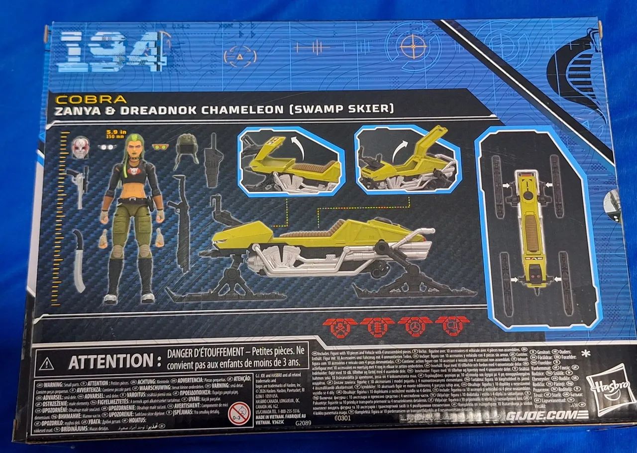 Gi Joe Classified Swamp Skier (só o veículo) - Foto 3
