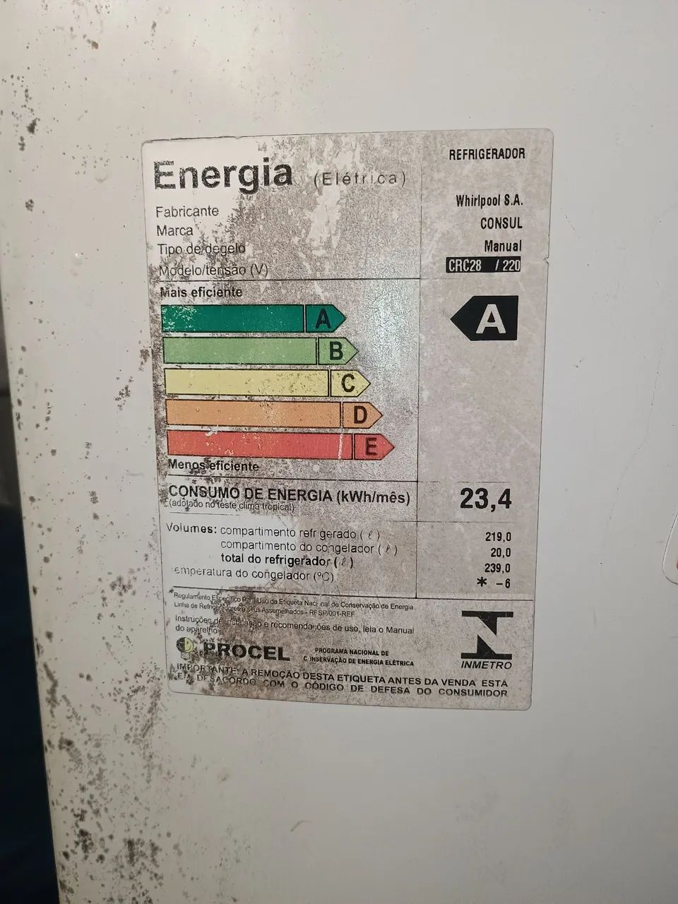 Vendo Geladeira Consul - Geladeiras e Freezers - Piçarra, Teresina