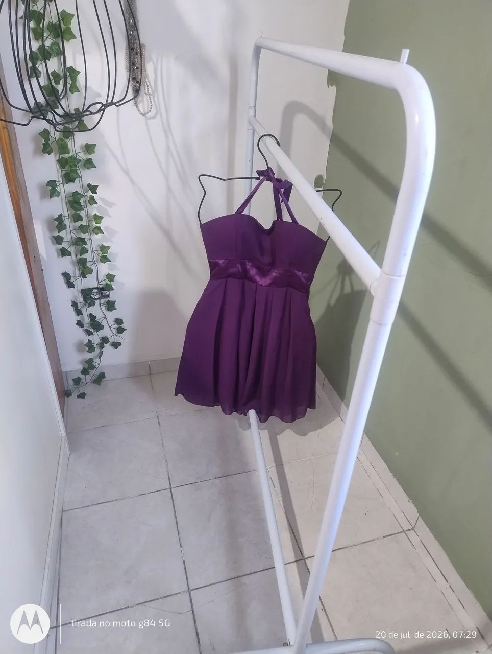 Arara de roupa dois andares 