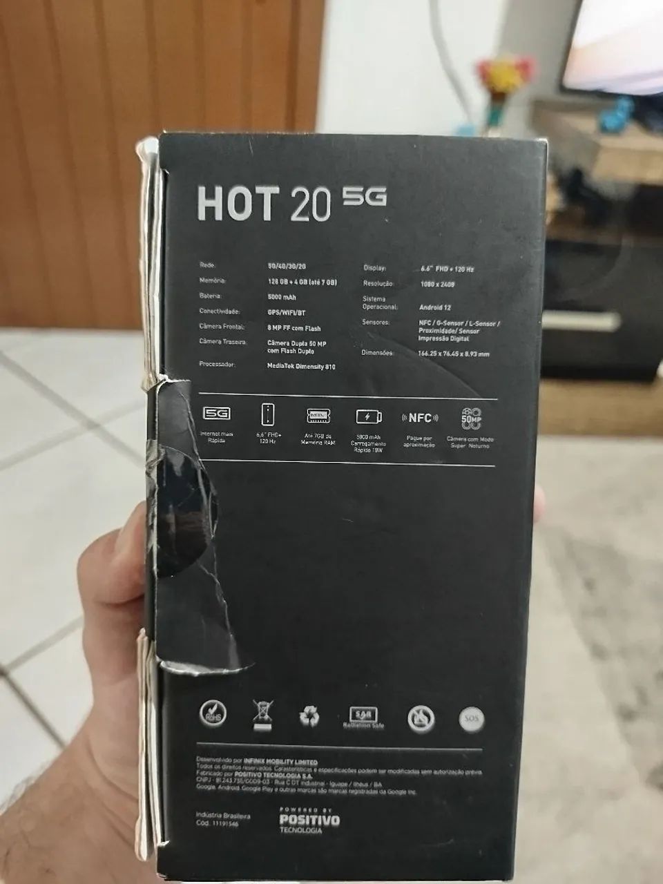 Celular Infinix HOT 20 5G - Foto 4
