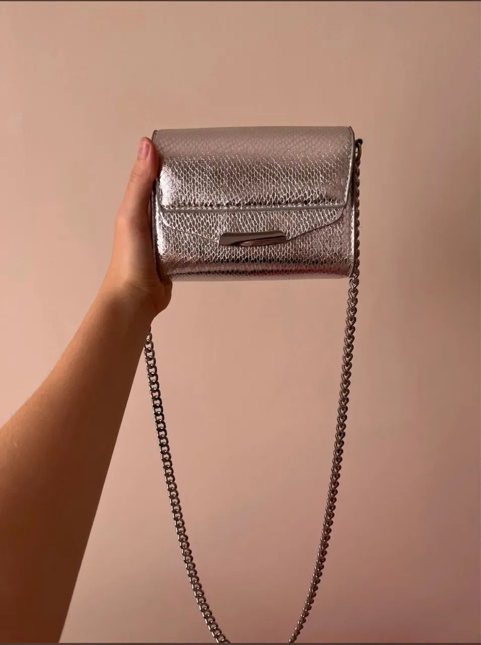Bolsa prata Satinato
