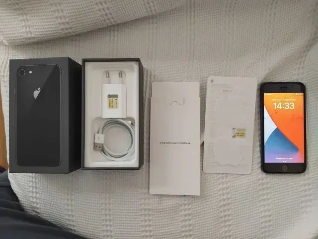 iPhone 8 tela rachada
