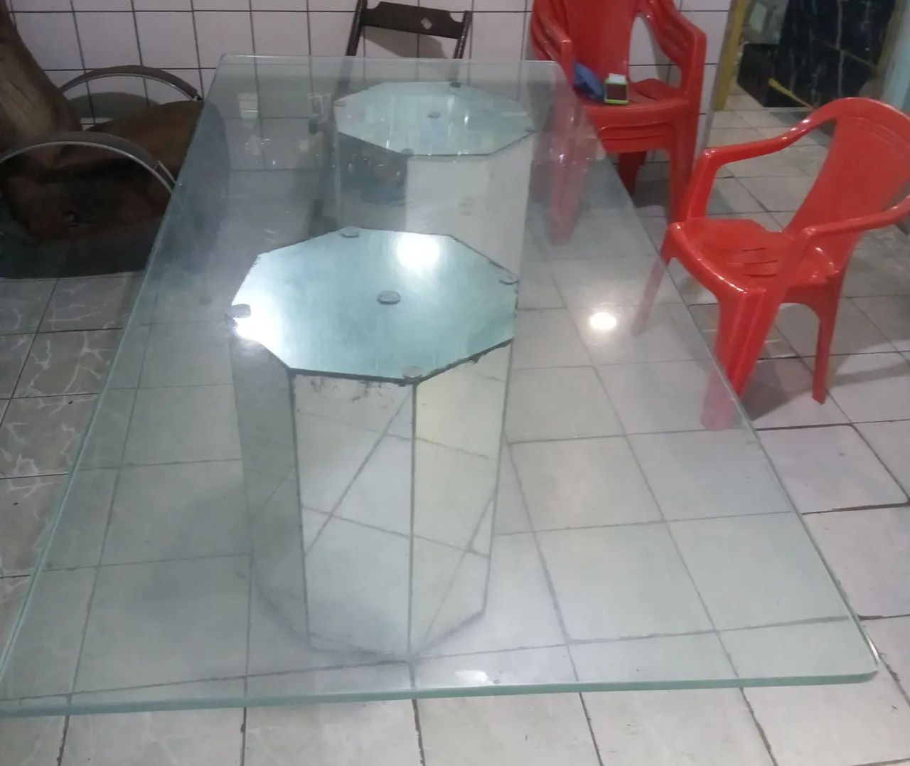 Mesa de Vidro 2,21×1