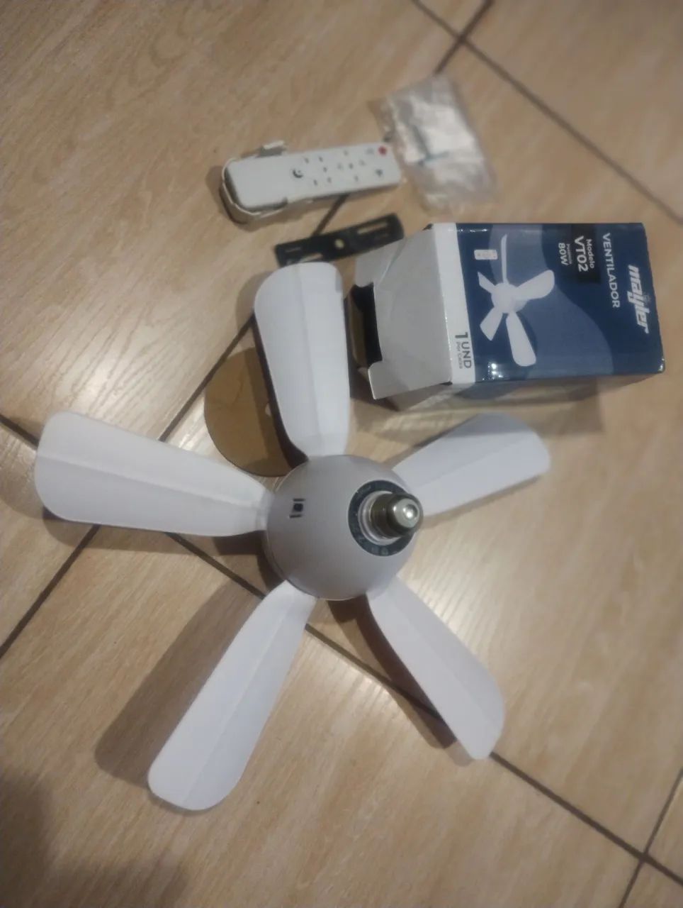 Ventilador mini de teto 5 hélices. - Foto 3