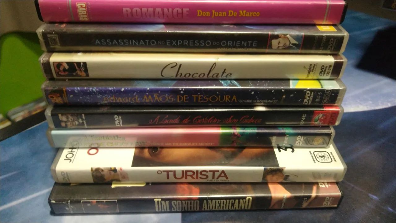 Dvds jonny Deep 8 DVDs 