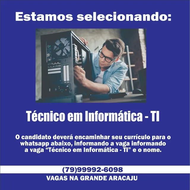 TÉCNICO EM INFORMÁTICA - TI PARA CLÍNCIA