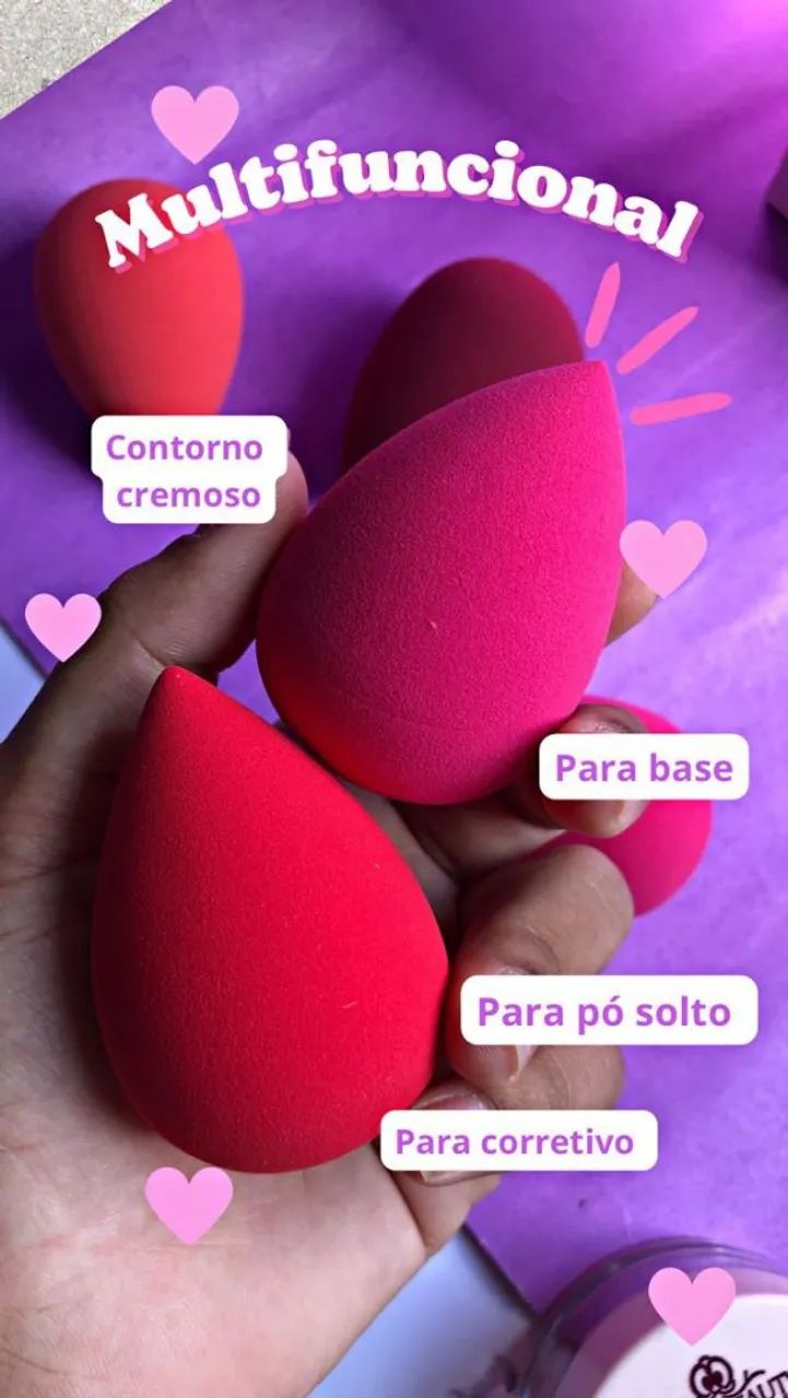Esponja para base (gota) - Foto 2
