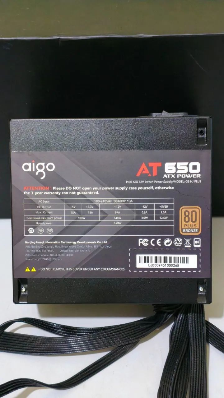 Fonte Aigo AT650W