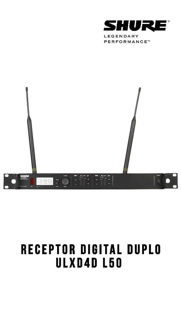 Receptor ULXD4D L50 SHURE Digital Profissional 