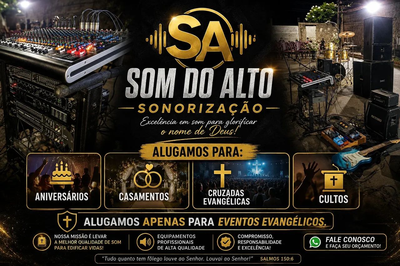 Aluguel de som para eventos 