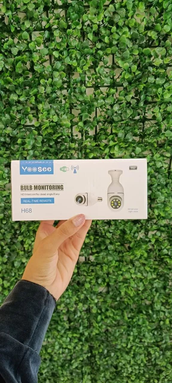 CAMERA SMART WIFI IP 360 GRAUS BOCAL E27