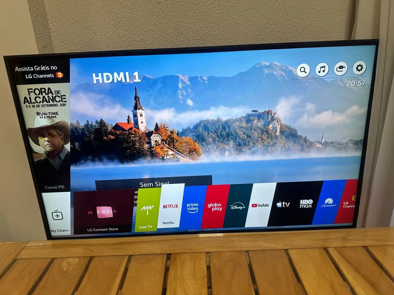 Smart TV LG 55 4K UHD - 55UK6360PSF - Impecável - Foto 3