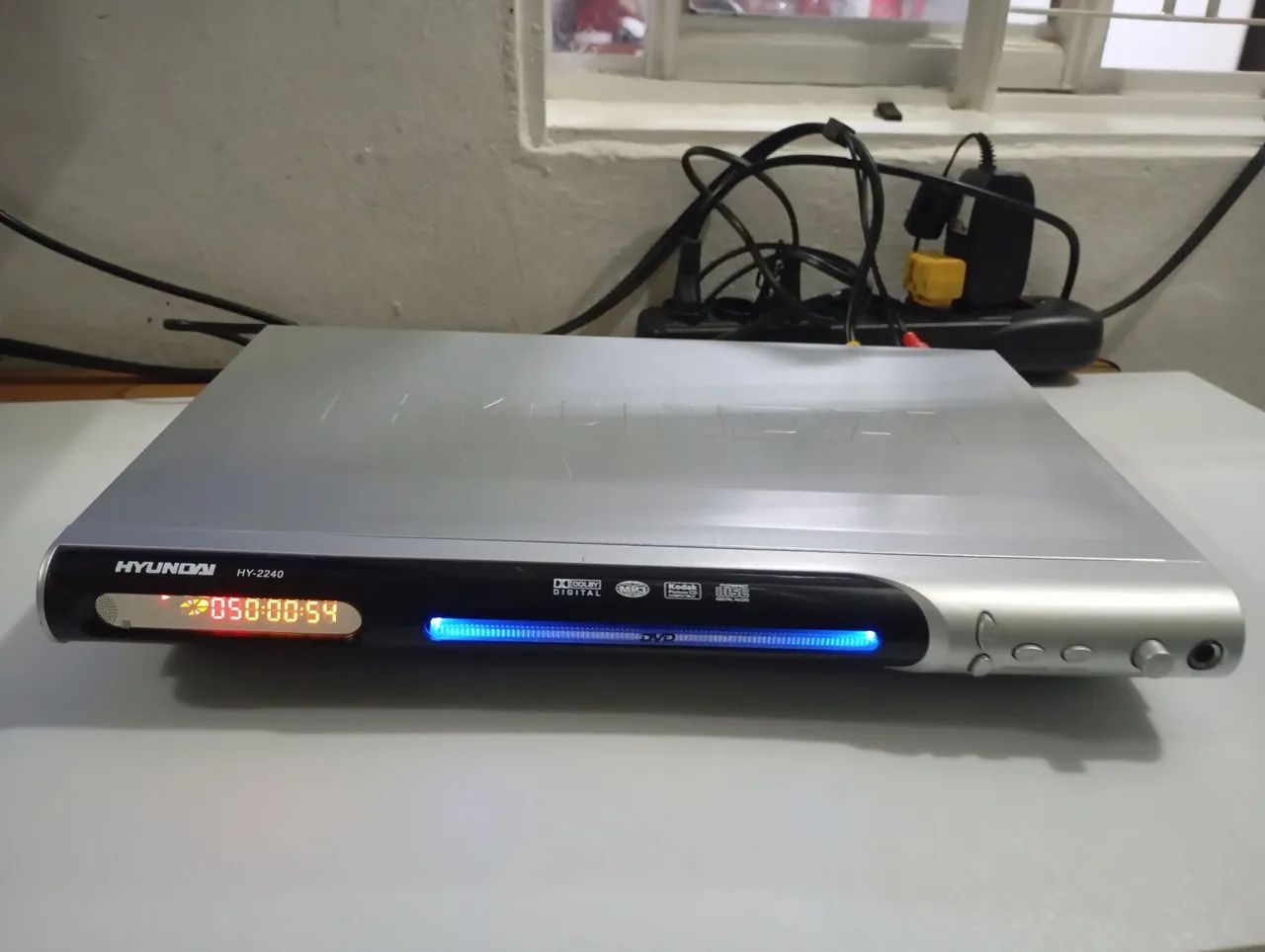 DVD player usado  sem controle 
