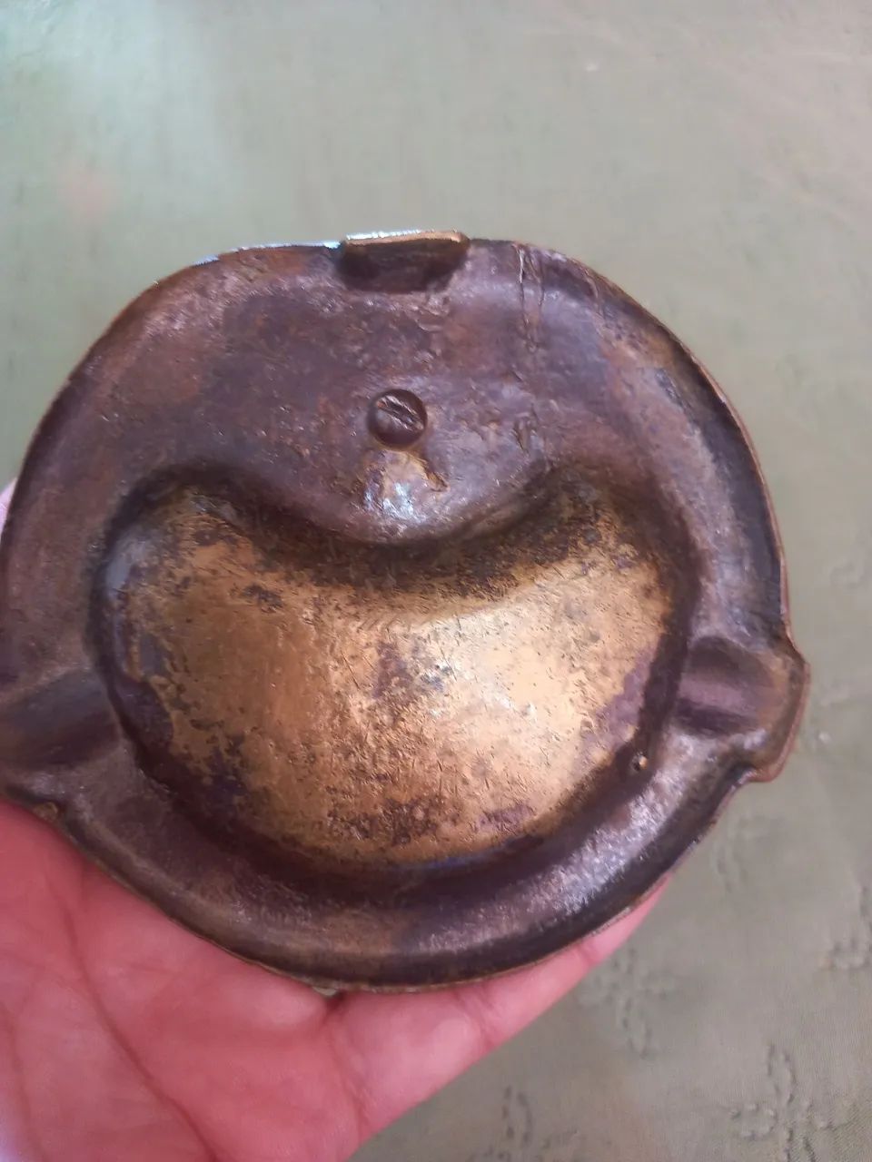 Cinzeiro antigo em bronze  - Foto 3