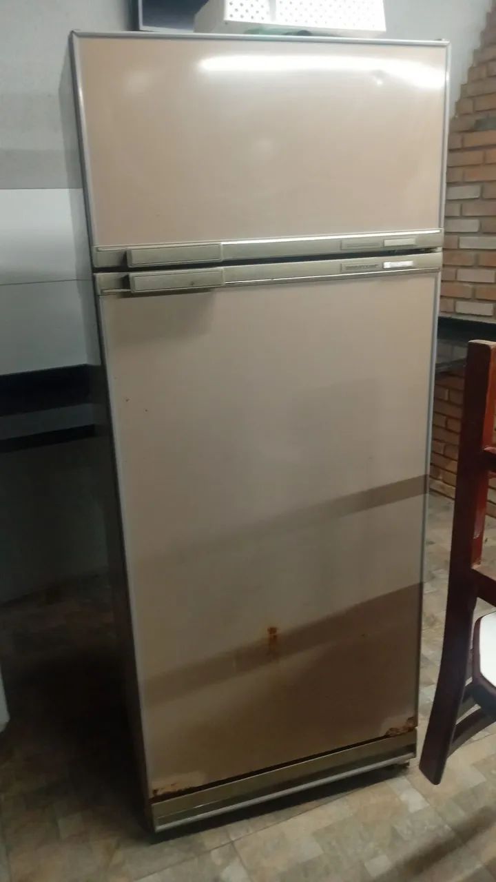 Geladeira brastemp antiga funcionando 