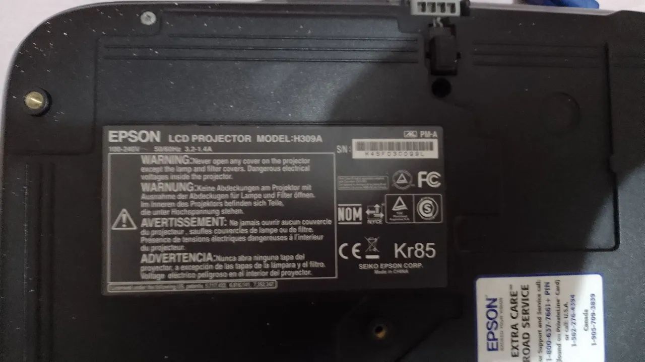 Projetor Epson PowerLite84+ - Foto 3
