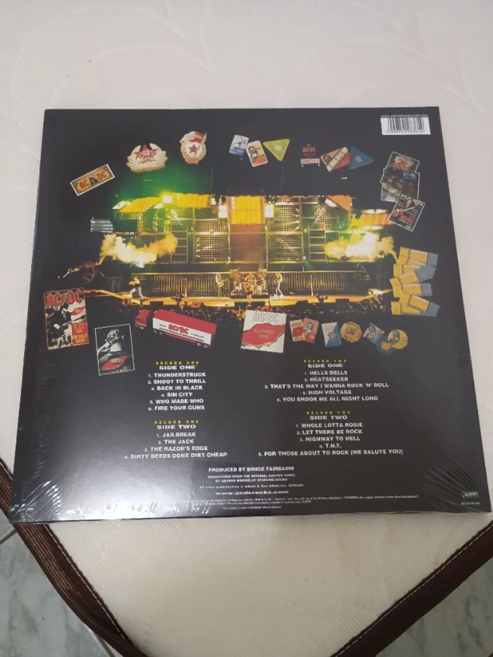 LP duplo AC DC live 1992 ( europeu e lacrado) envio para outros