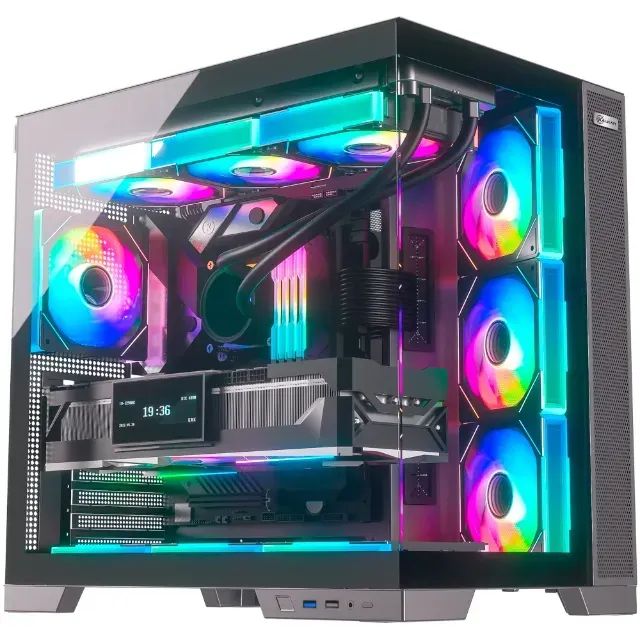 (OPEN BOX)Gabinete Gamer Kalkan Asgard Evo, ATX, Mid Tower, Lateral em Vidro Temperado - Foto 3