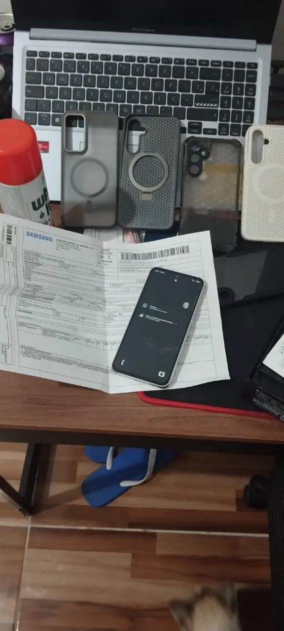 Samsung s 23 fe 256 gigas com caixa e nota fiscal