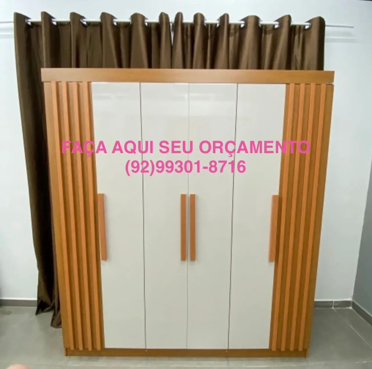 Guarda Roupa Mdf -Novo