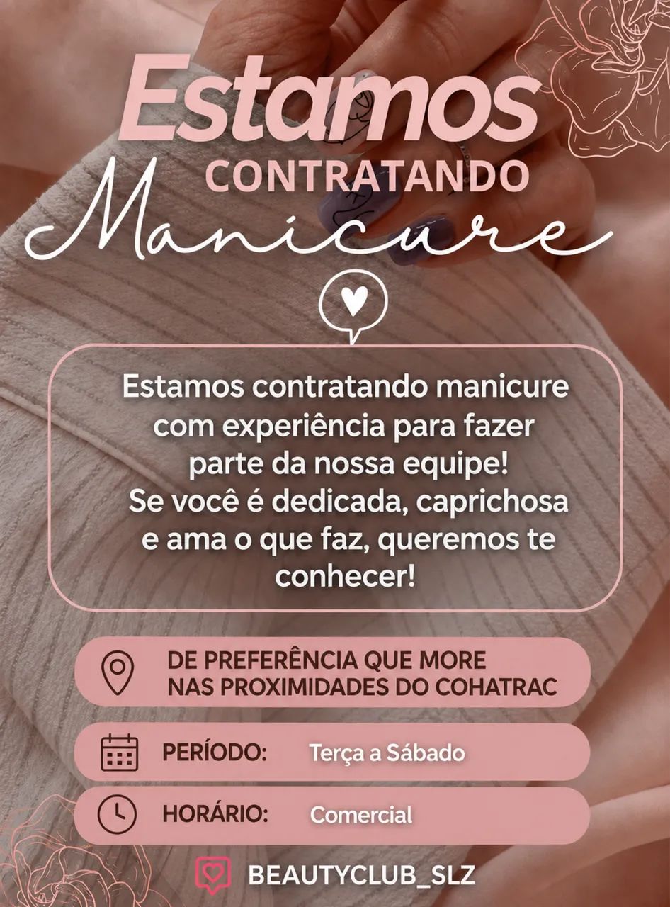 Vaga de manicure