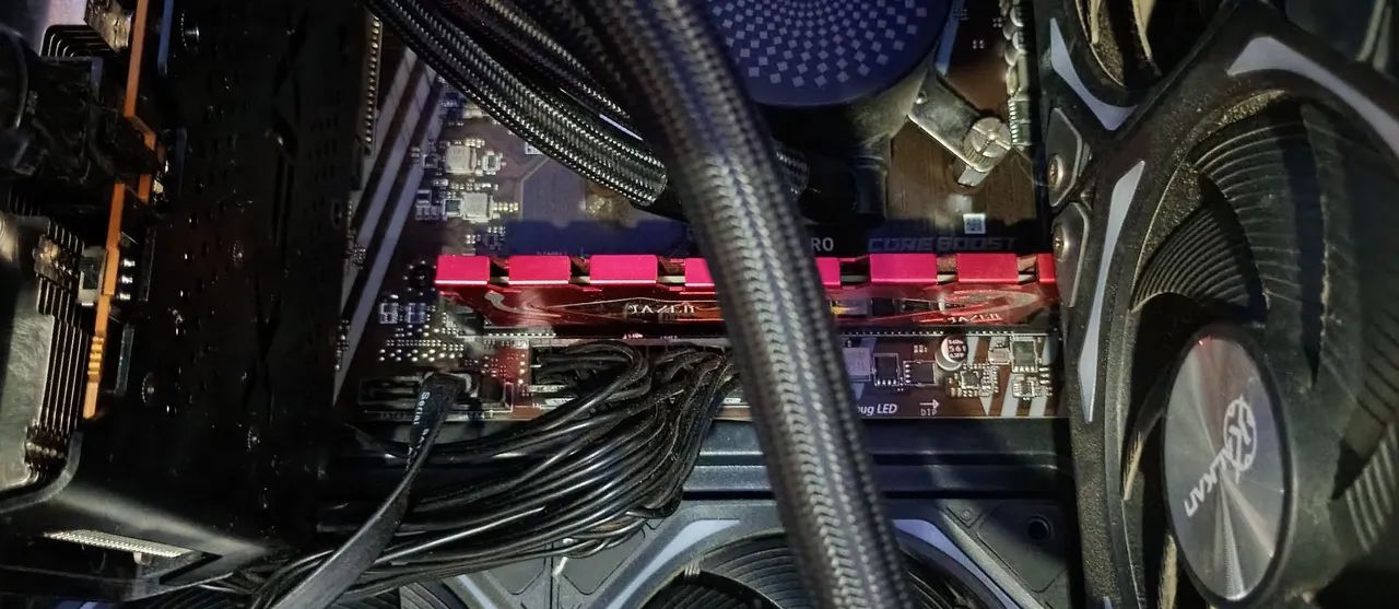 Memória RAM DDR4 1x16GB 3200mhz. Troco por 2x8GB 3200 RGB  - Foto 3