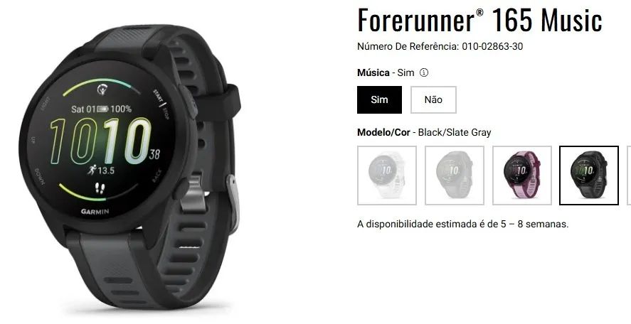 GARMIN FORERUNNER 165 MUSIC - Foto 2