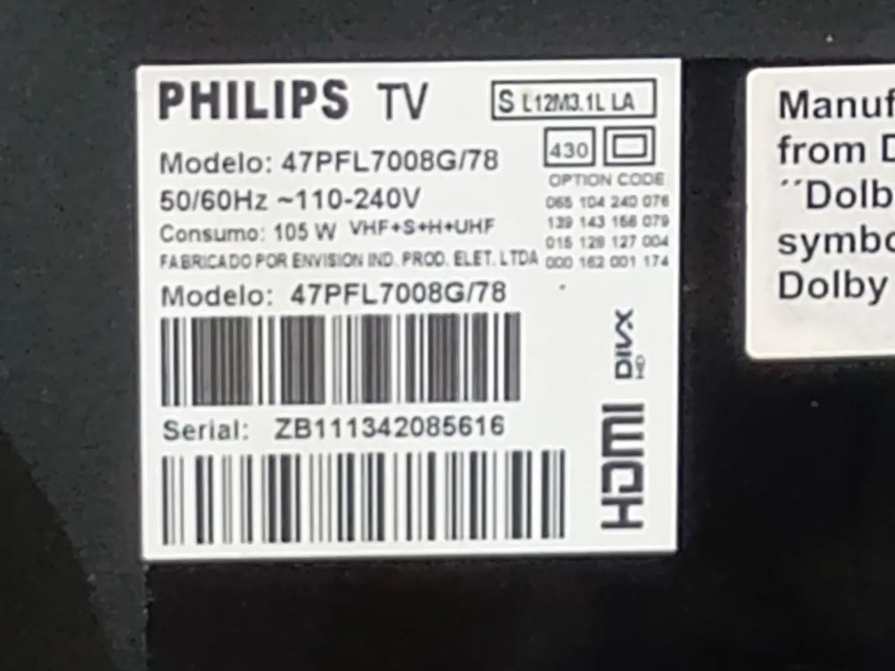 Vendo Tv. Philips 47 polegadas  - Foto 3
