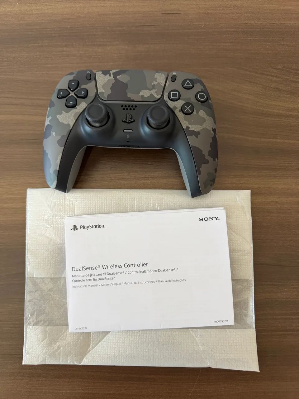 Controle Manete Dualsense PS5 Camuflado - Novo - Foto 2