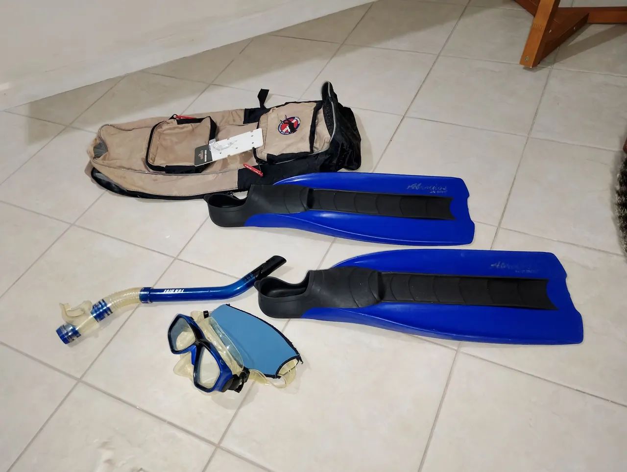 Equipamentos para mergulho 