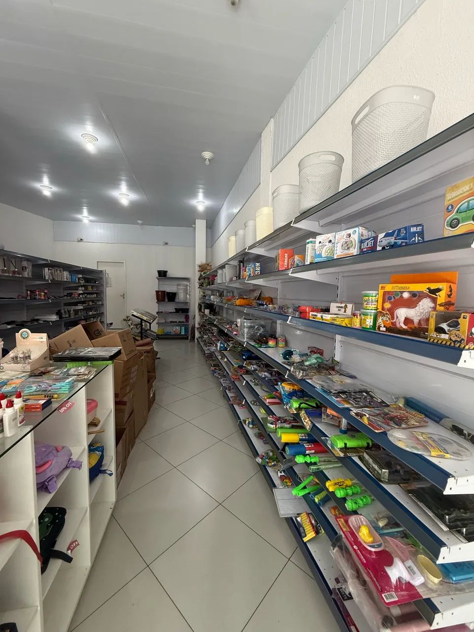 Estoque Completo de Bazar e Loja + Prateleiras Metálicas - Foto 4