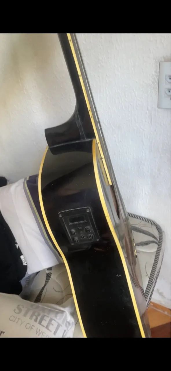 Violão elétrico gianinni com defeito - Foto 3