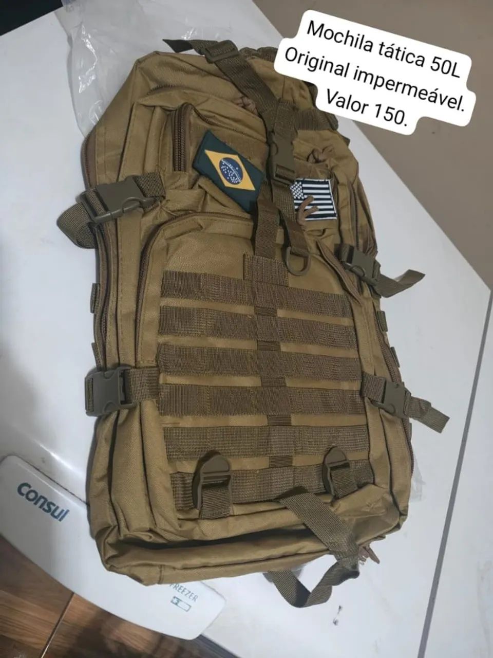 Mochila tática impermeável - Foto 4