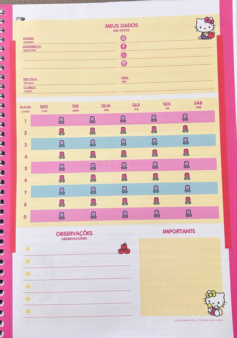 Planner Hello Kitty - Foto 2