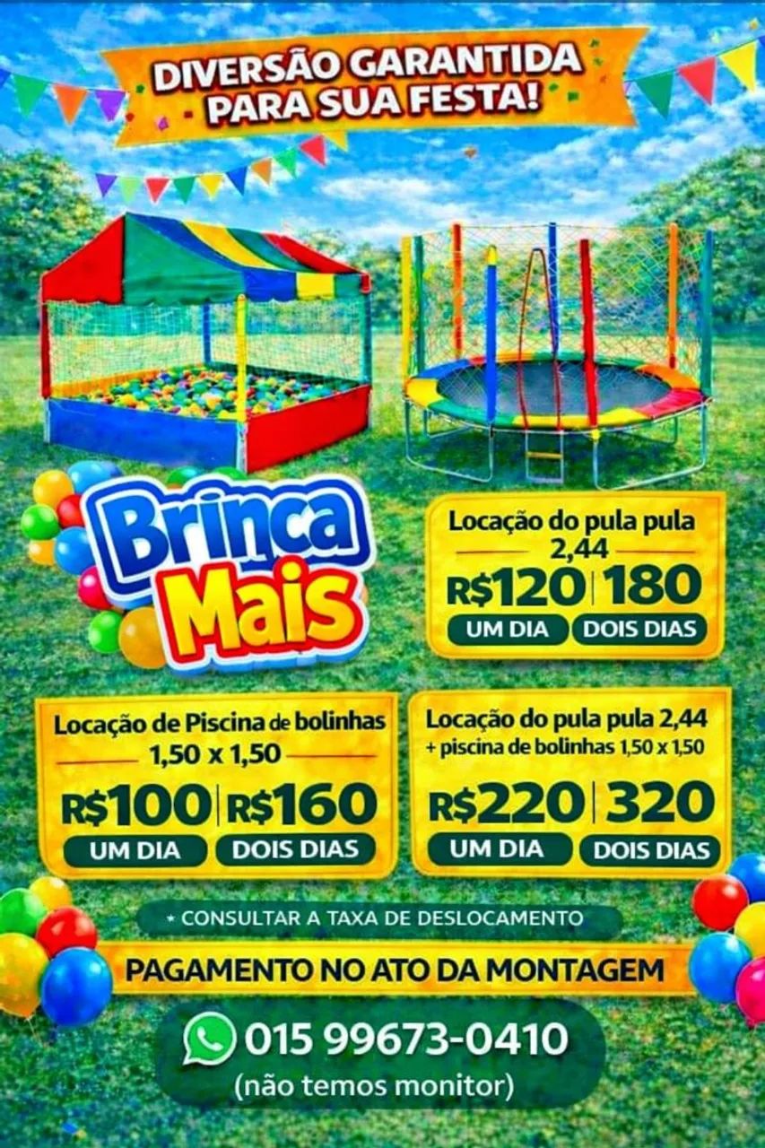Aluguel de brinquedos 
