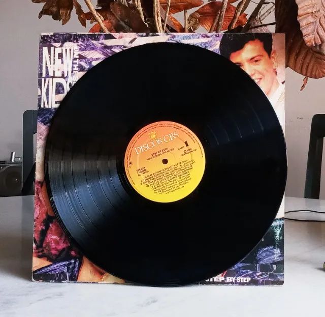 lp vinil - new kids on the block - step by step - 1990 - Foto 2