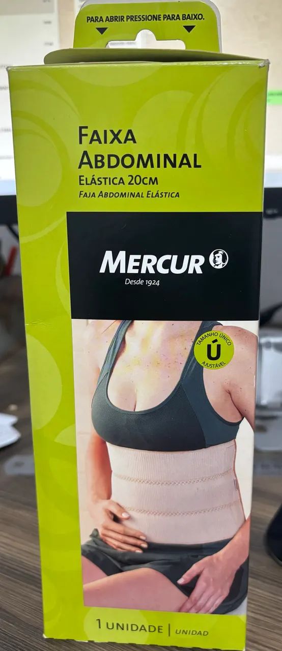Faixa abdominal elástica Mercur 