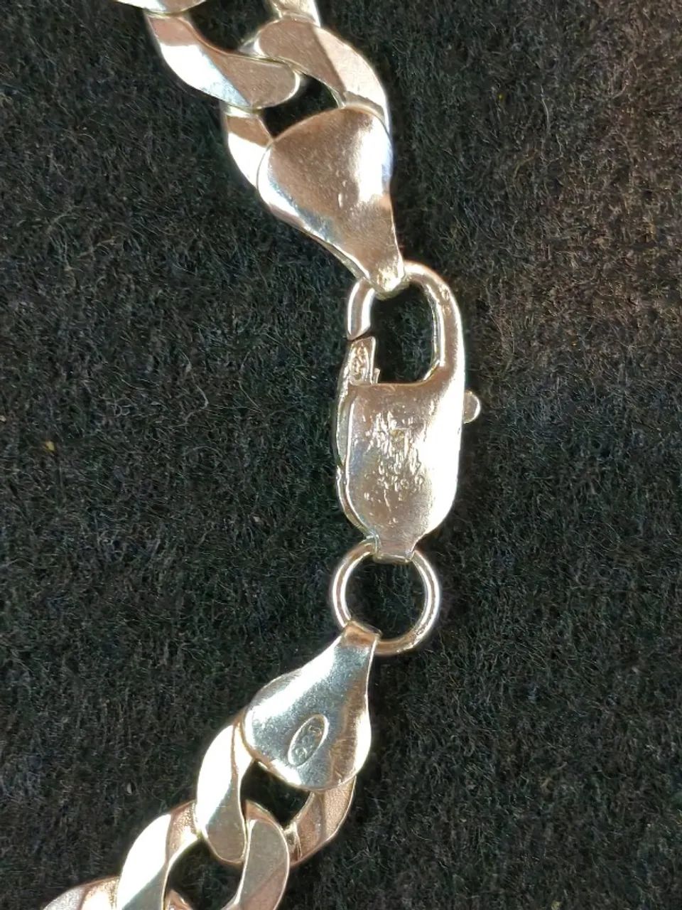 Pulseira Prata 925 (8mm) - 16 gramas - Foto 2